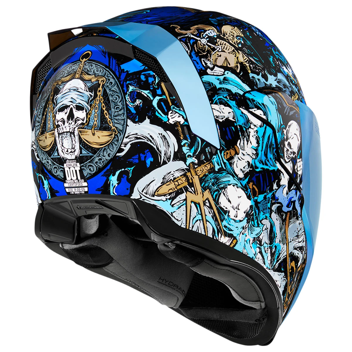 ICON Airflite 4 Horsemen Full Face Helmet 3 ICON Airflite 4 Horsemen Full Face Helmet - Image 3