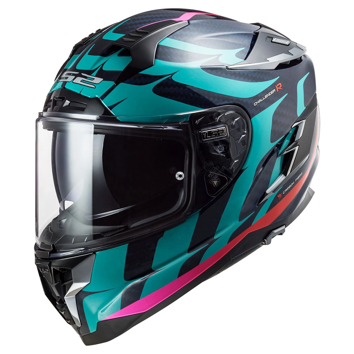 LS2 Challenger GT Carbon Flames Full Face Helmet 1 LS2 Challenger GT Carbon Flames Full Face Helmet
