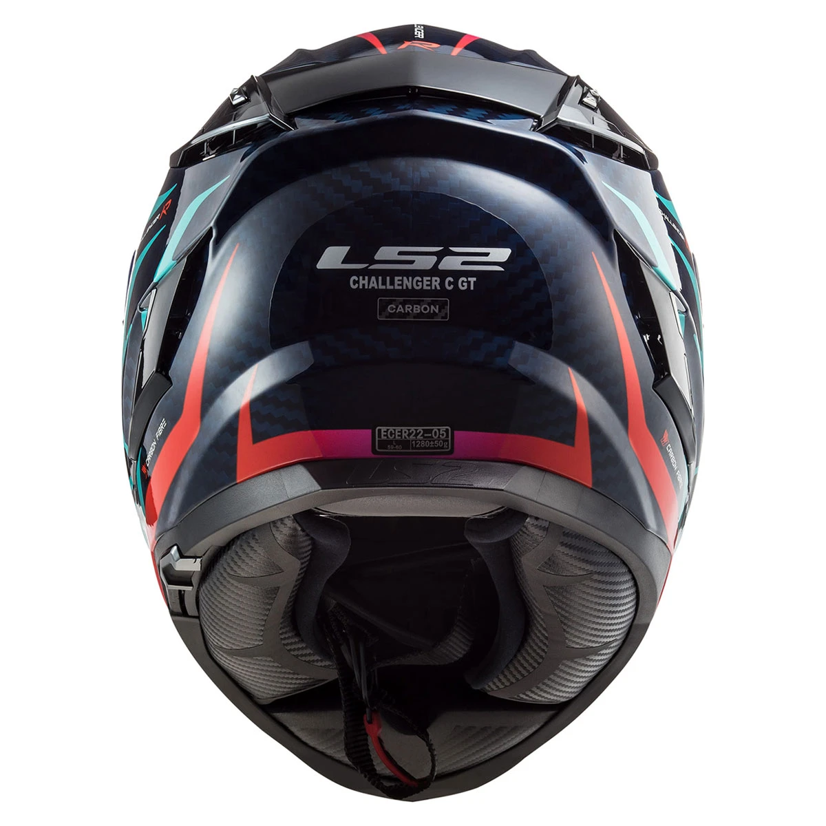 LS2 Challenger GT Carbon Flames Full Face Helmet 5 LS2 Challenger GT Carbon Flames Full Face Helmet - Image 5