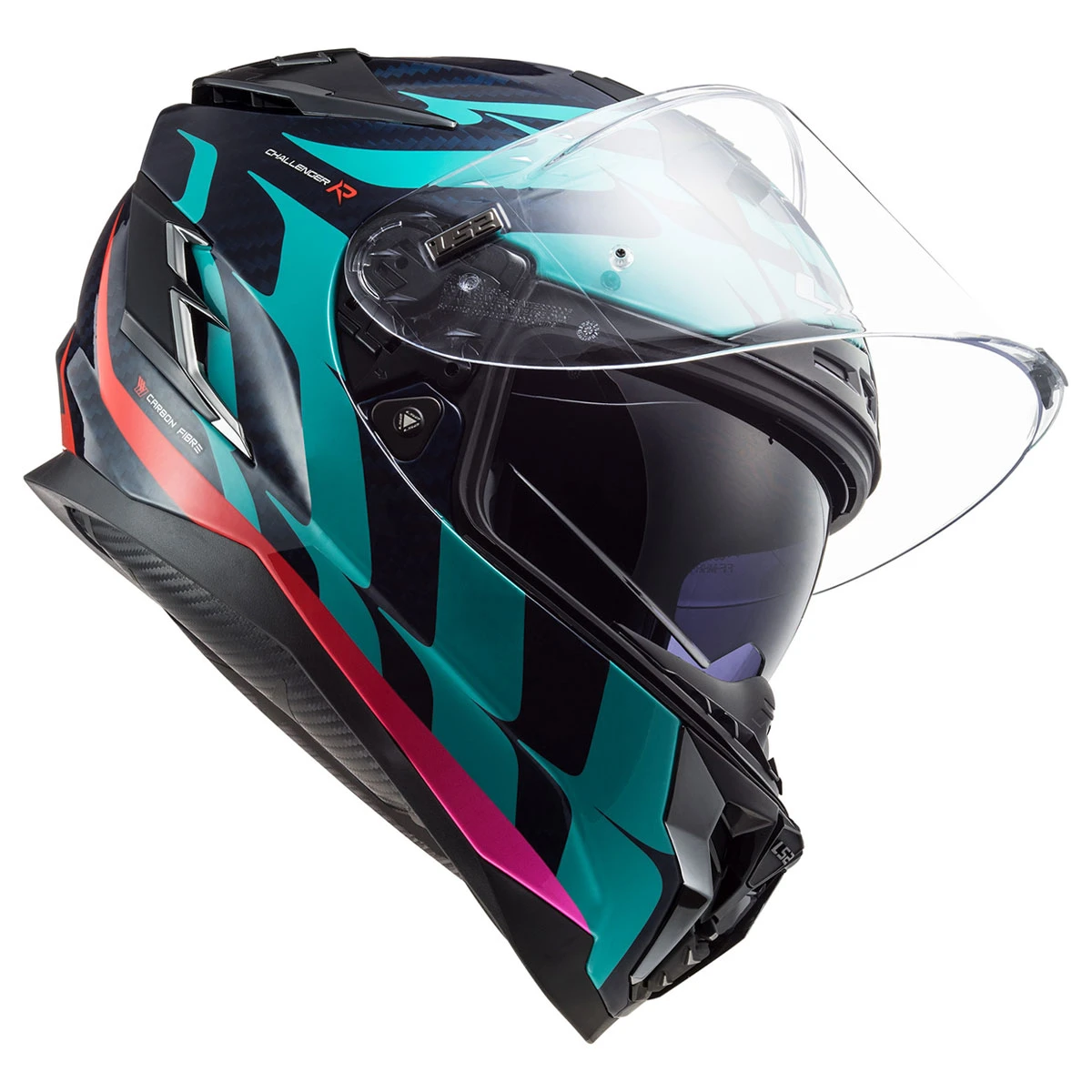 LS2 Challenger GT Carbon Flames Full Face Helmet 7 LS2 Challenger GT Carbon Flames Full Face Helmet - Image 7