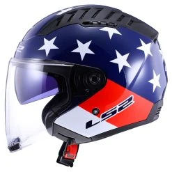 Alternative view of LS2 Copter American Open Face Helmet