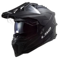 LS2 Matte Black Explorer Dual Sport Helmet