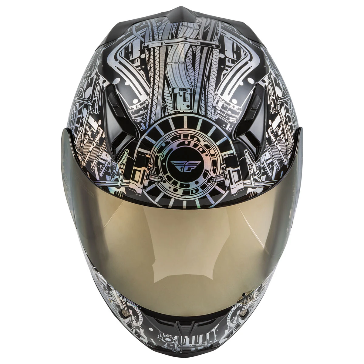 FLY Racing Street Revolt Matrix Full Face Helmet 2 FLY Racing Street Revolt Matrix Full Face Helmet - Image 2