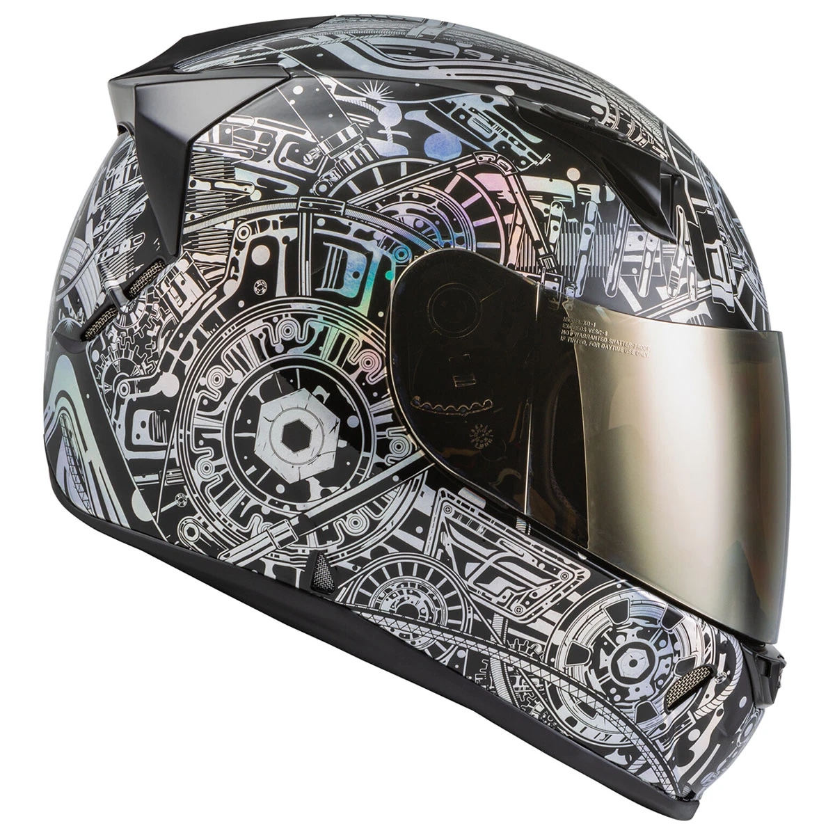 FLY Racing Street Revolt Matrix Full Face Helmet 3 FLY Racing Street Revolt Matrix Full Face Helmet - Image 3