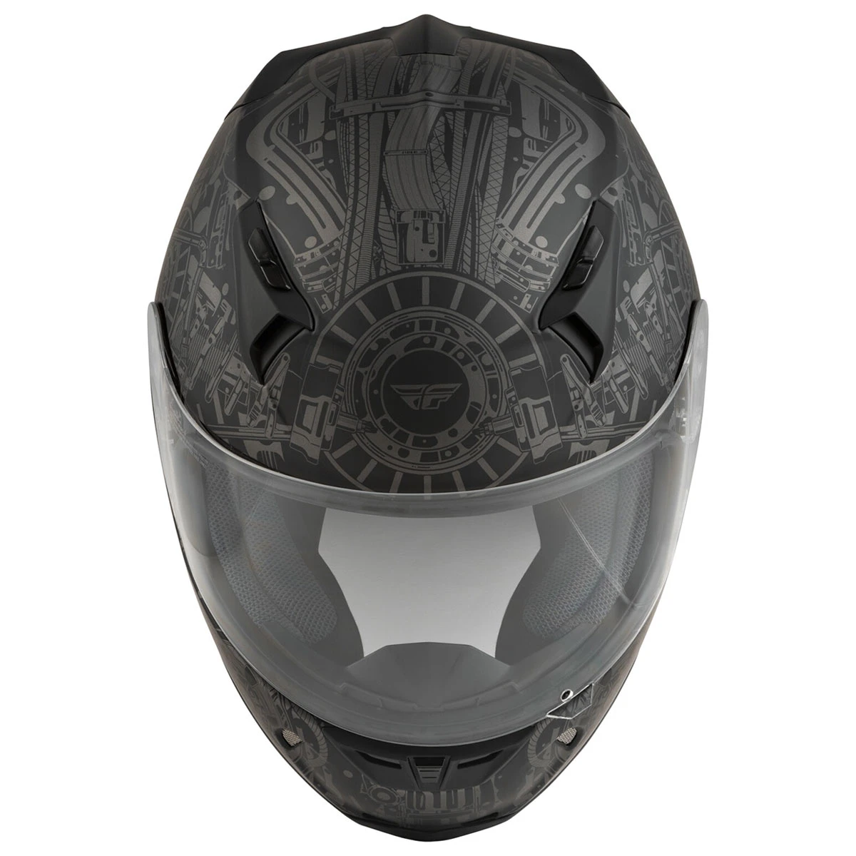 FLY Racing Street Revolt Matrix Full Face Helmet 2 FLY Racing Street Revolt Matrix Full Face Helmet - Image 2