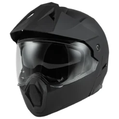 FLY Racing Matte Black Odyssey Adventure Modular Helmet