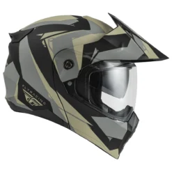 FLY Racing Tan/Black/Gray Odyssey Summit Modular Helmet -Arai shop 10048015 D V9