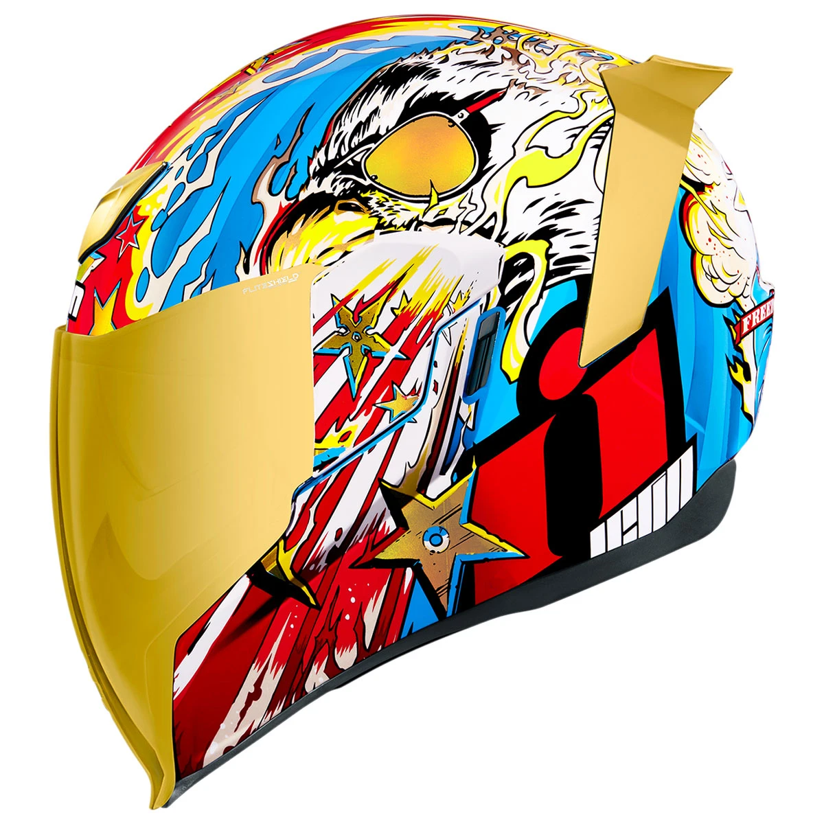 ICON Airflite Freedom Spitter Full Face Helmet 2 ICON Airflite Freedom Spitter Full Face Helmet - Image 2