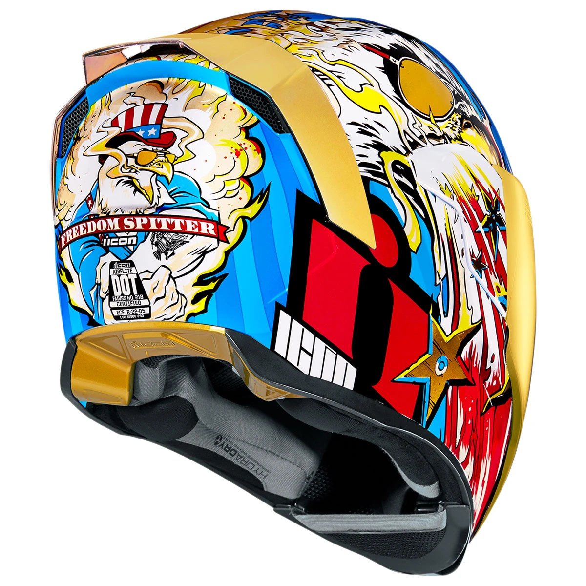ICON Airflite Freedom Spitter Full Face Helmet 3 ICON Airflite Freedom Spitter Full Face Helmet - Image 3