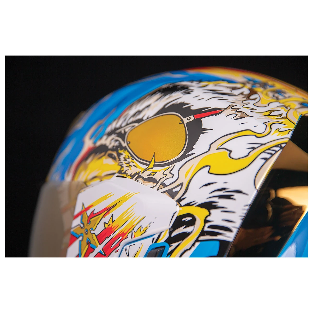 ICON Airflite Freedom Spitter Full Face Helmet 6 ICON Airflite Freedom Spitter Full Face Helmet - Image 6