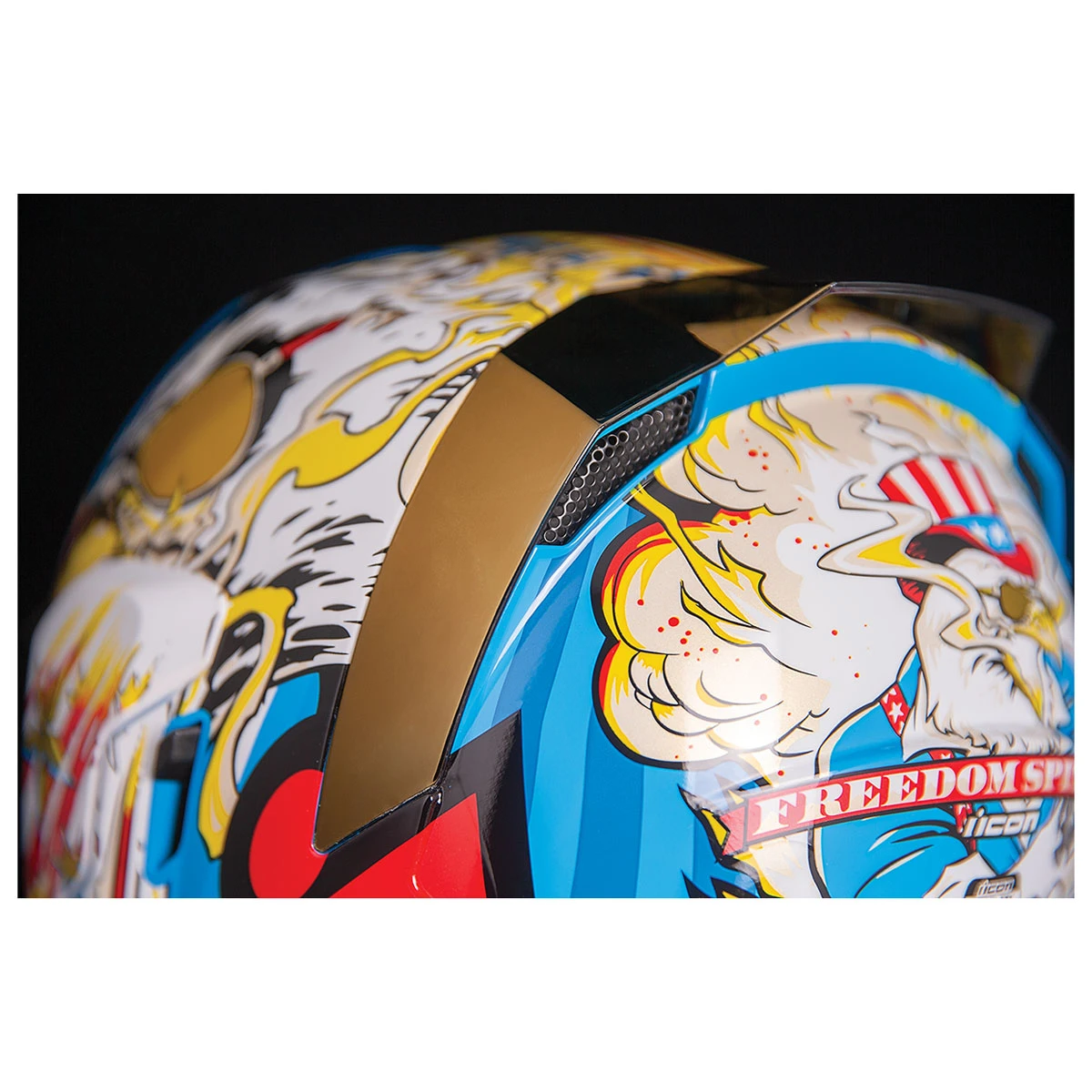 ICON Airflite Freedom Spitter Full Face Helmet 8 ICON Airflite Freedom Spitter Full Face Helmet - Image 8