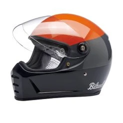 Biltwell Inc. Orange/Gray/Black Lane Splitter Podium Full Face Helmet -Arai shop 10066454 E V6