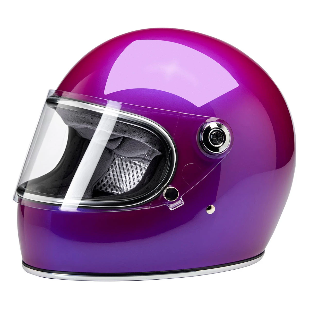 Biltwell Inc. Metallic Grape Gringo S ECE Full Face Helmet 1 Biltwell Inc. Metallic Grape Gringo S ECE Full Face Helmet