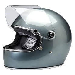 Biltwell Inc. Metallic Sterling Gringo S ECE Full Face Helmet -Arai shop 10066470 E V12