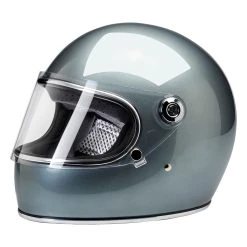 Biltwell Inc. Metallic Sterling Gringo S ECE Full Face Helmet