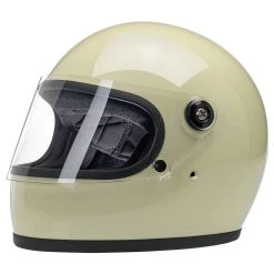 Biltwell Inc. Vintage White Gringo S ECE Full Face Helmet