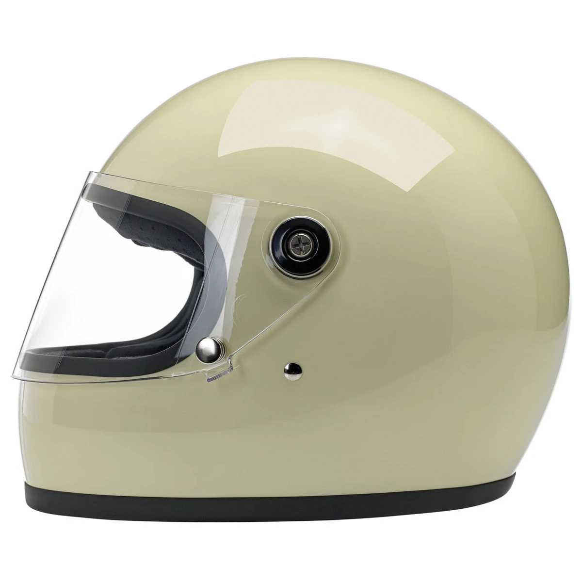 Biltwell Inc. Vintage White Gringo S ECE Full Face Helmet 4 Biltwell Inc. Vintage White Gringo S ECE Full Face Helmet - Image 4
