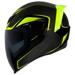 ICON Black/Hi-Viz Airflite Crosslink Full Face Helmet 5 ICON Black/Hi-Viz Airflite Crosslink Full Face Helmet -Arai shop 10075138 C V6