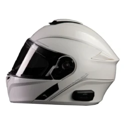 Sena Technologies OUTRUSH R Bluetooth Glossy White Modular Helmet
