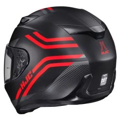 Alternative view of HJC I10 Black/Red Strix Full Face Helmet