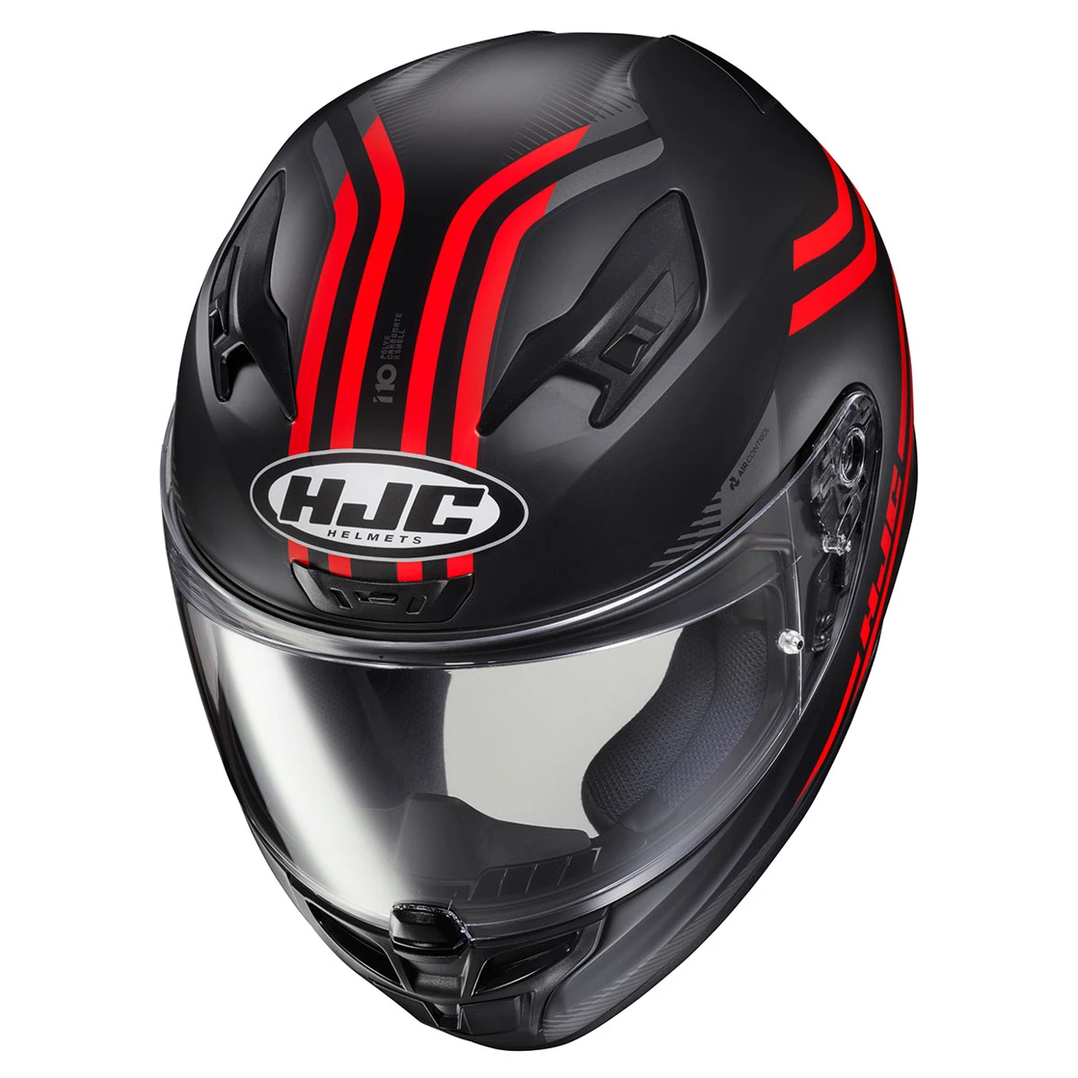 HJC I10 Black/Red Strix Full Face Helmet 3 HJC I10 Black/Red Strix Full Face Helmet - Image 3