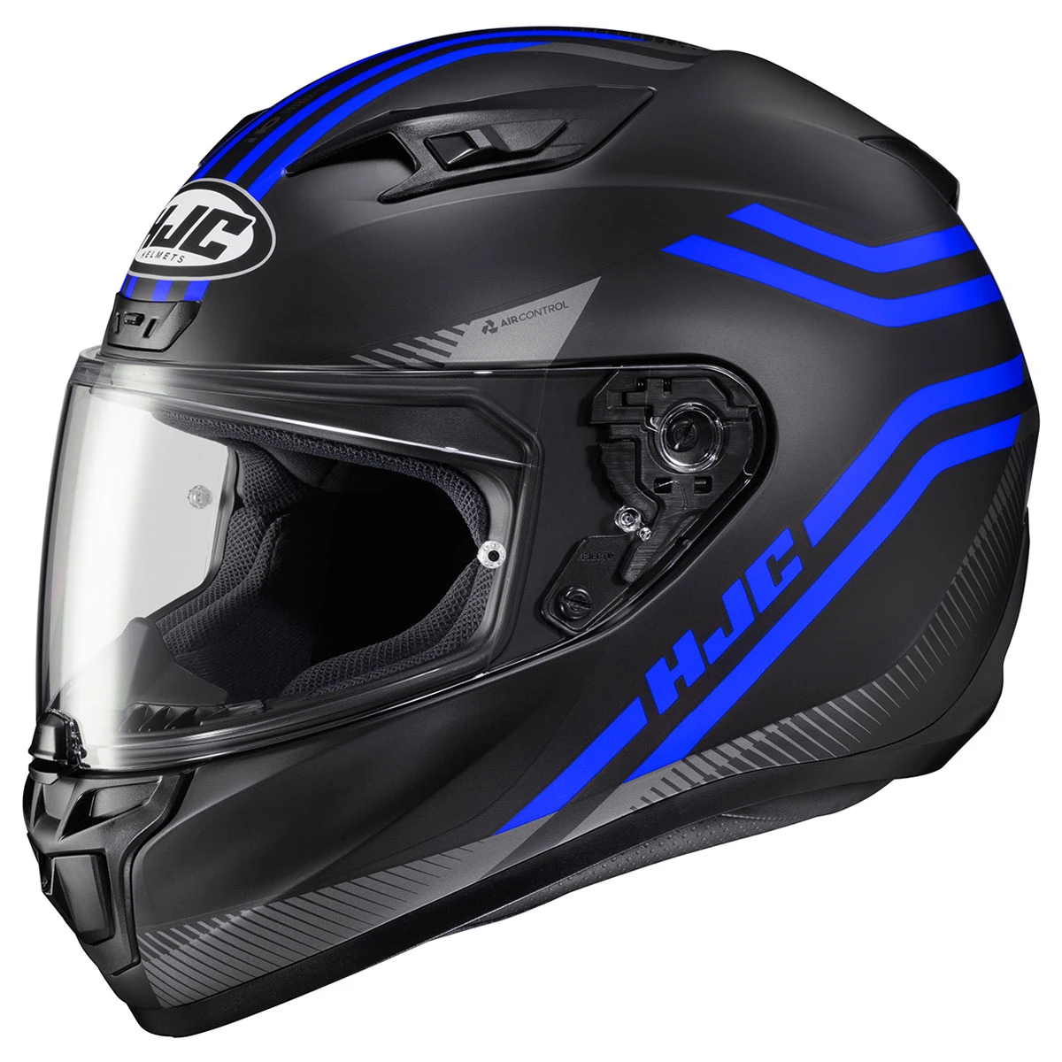 HJC I10 Black/Blue Strix Full Face Helmet 1 HJC I10 Black/Blue Strix Full Face Helmet