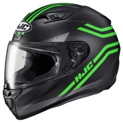 HJC I10 Black/Green Strix Full Face Helmet