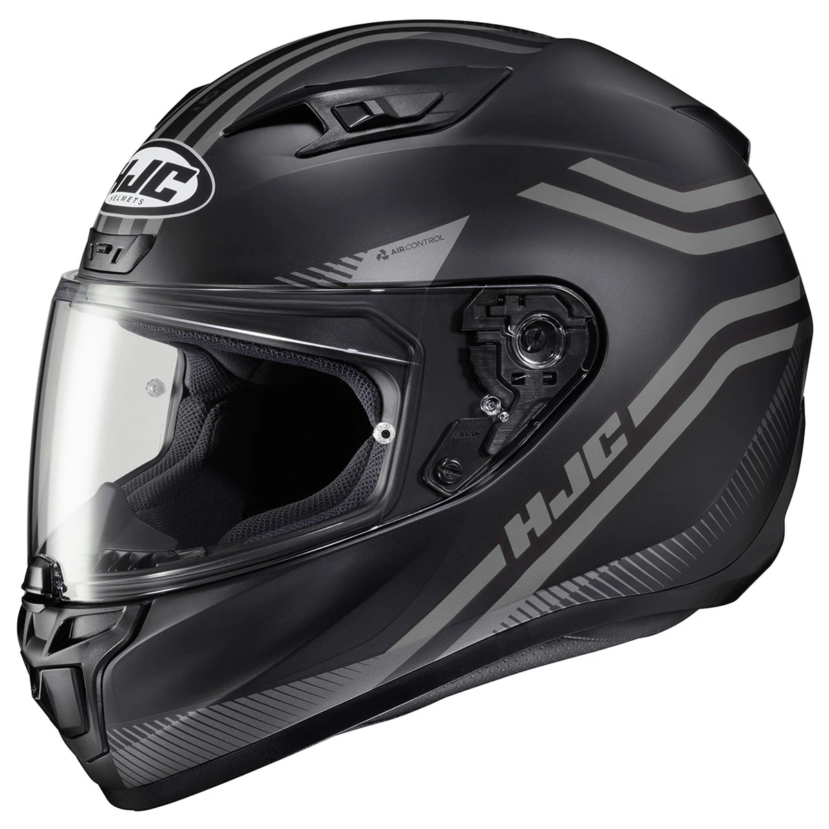 HJC I10 Black/Gray Strix Full Face Helmet 1 HJC I10 Black/Gray Strix Full Face Helmet