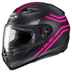 HJC I10 Black/Pink Strix Full Face Helmet