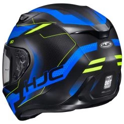 Alternative view of HJC I10 Black/Blue Robust Full Face Helmet
