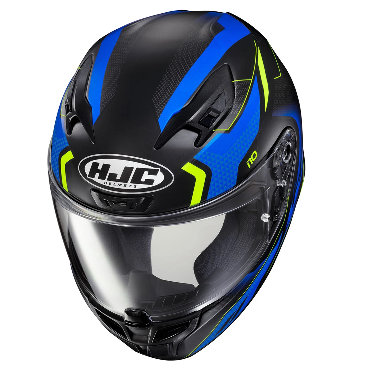 HJC I10 Black/Blue Robust Full Face Helmet 3 HJC I10 Black/Blue Robust Full Face Helmet - Image 3