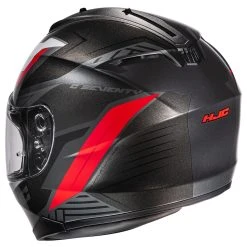 Alternative view of HJC C70 White/Black/Red Silon Full-Face Helmet