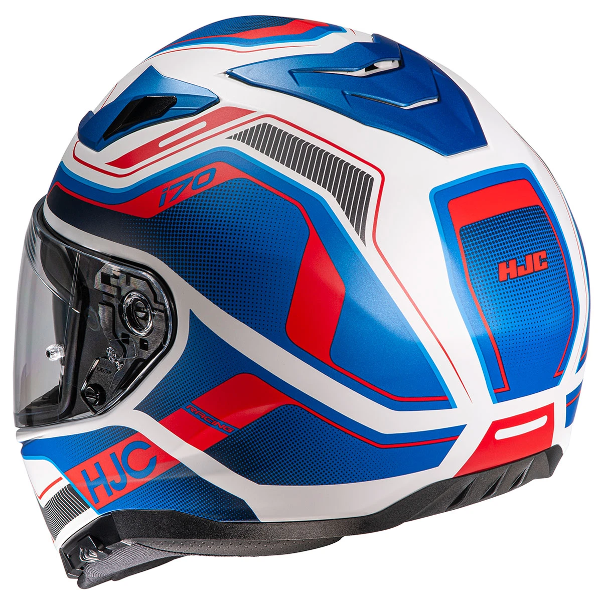 HJC I70 Lonex Blue/White/Red Full-Face Helmet 2 HJC I70 Lonex Blue/White/Red Full-Face Helmet - Image 2