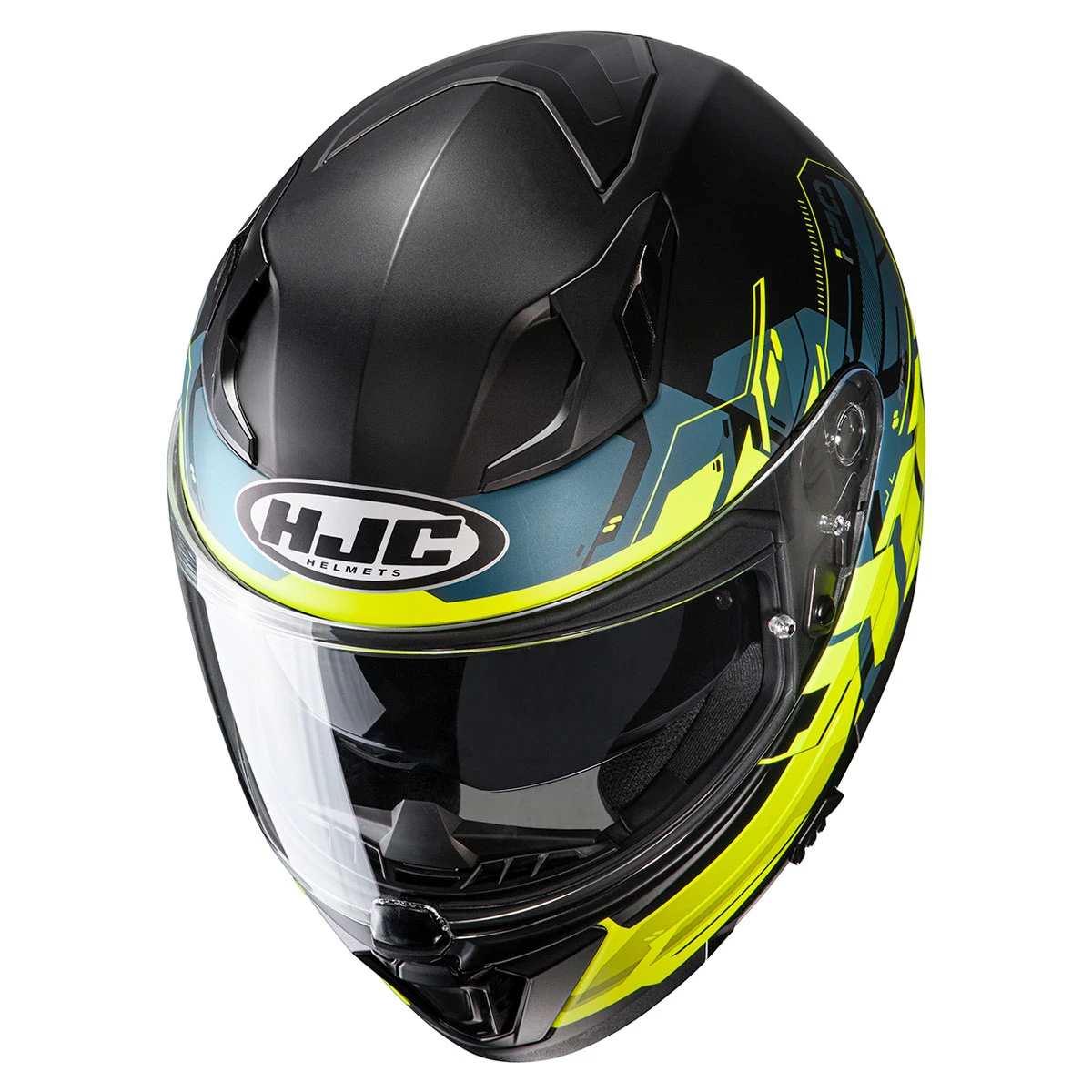 HJC I70 Black/Hi-Viz Alligon Full-Face Helmet 3 HJC I70 Black/Hi-Viz Alligon Full-Face Helmet - Image 3