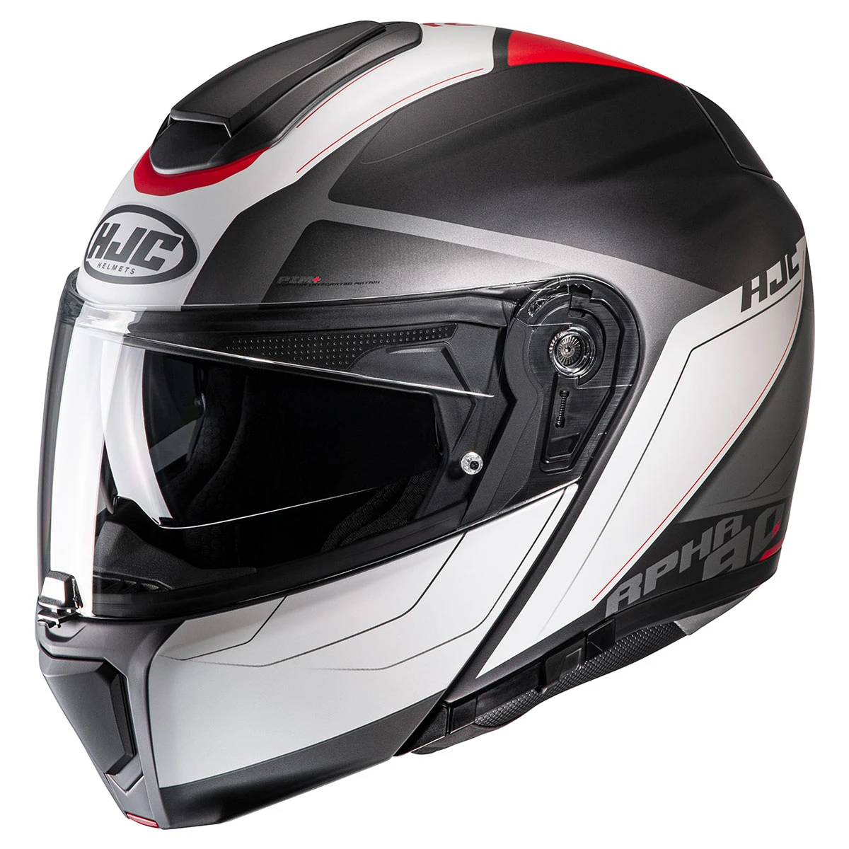 HJC Black/White/Red RPHA 90S Cadan Full Face Helmet 1 HJC Black/White/Red RPHA 90S Cadan Full Face Helmet