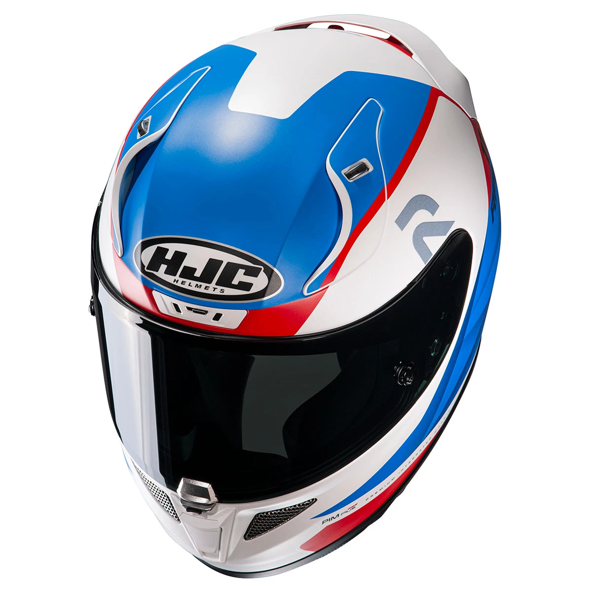 HJC White/Blue/Red RPHA 11 Pro Texen Full Face Helmet 3 HJC White/Blue/Red RPHA 11 Pro Texen Full Face Helmet - Image 3
