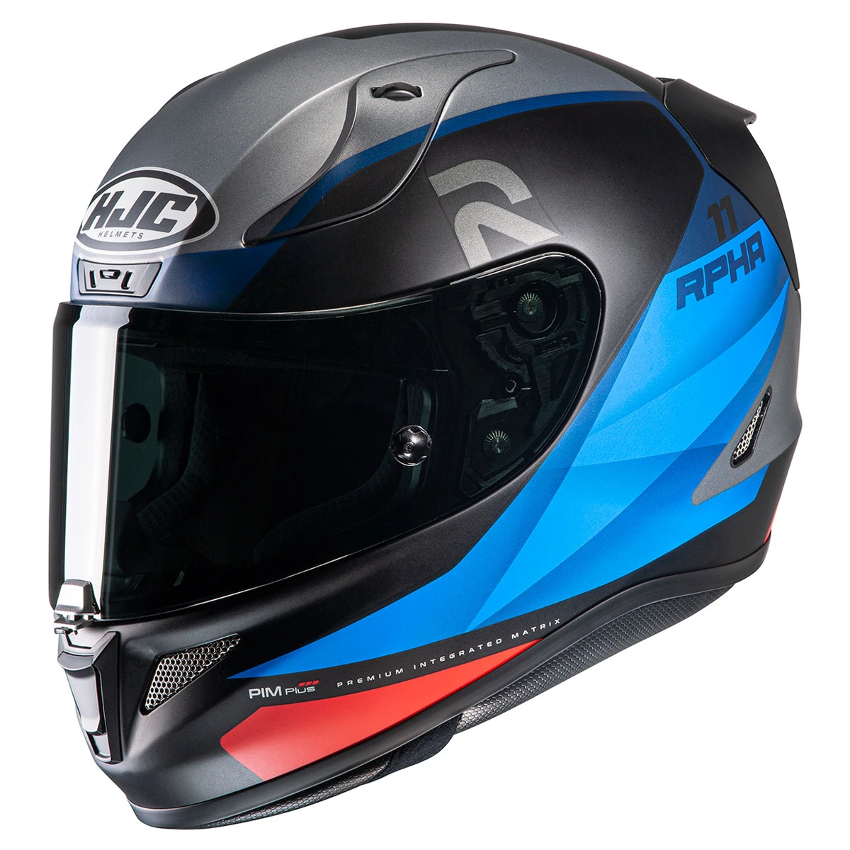 HJC Black/Blue/Red RPHA 11 Pro Texen Full Face Helmet 1 HJC Black/Blue/Red RPHA 11 Pro Texen Full Face Helmet