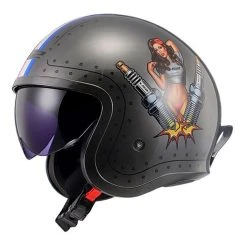 LS2 Spitfire Spark Open Face Helmet