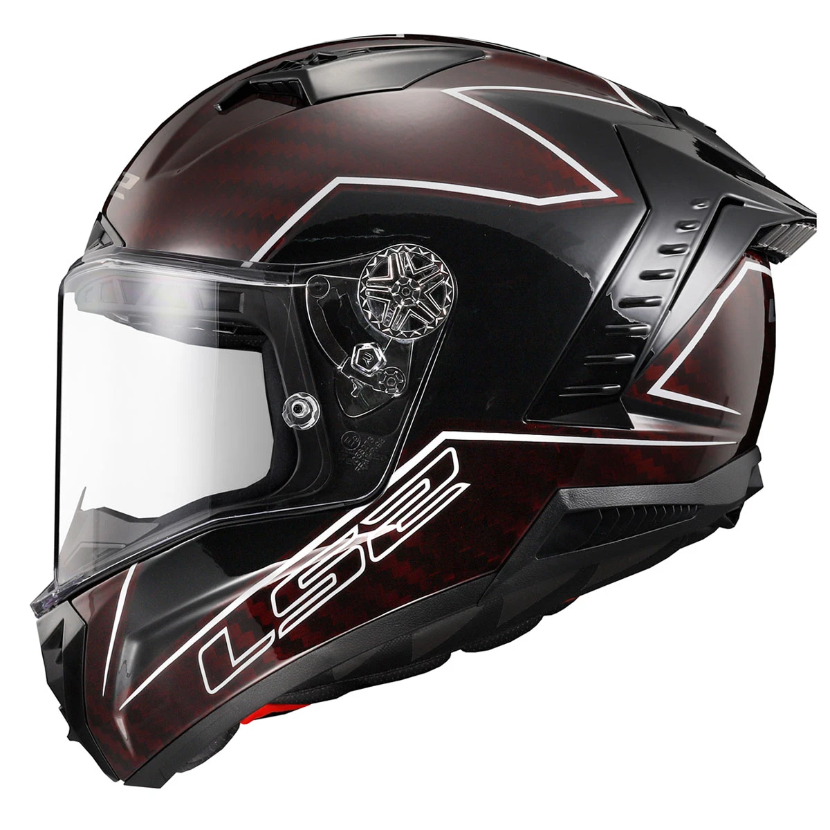 LS2 Thunder Carbon Lightning Full Face Helmet 5 LS2 Thunder Carbon Lightning Full Face Helmet - Image 5