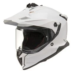 Sedici Gloss White Duale Dual Sport Helmets