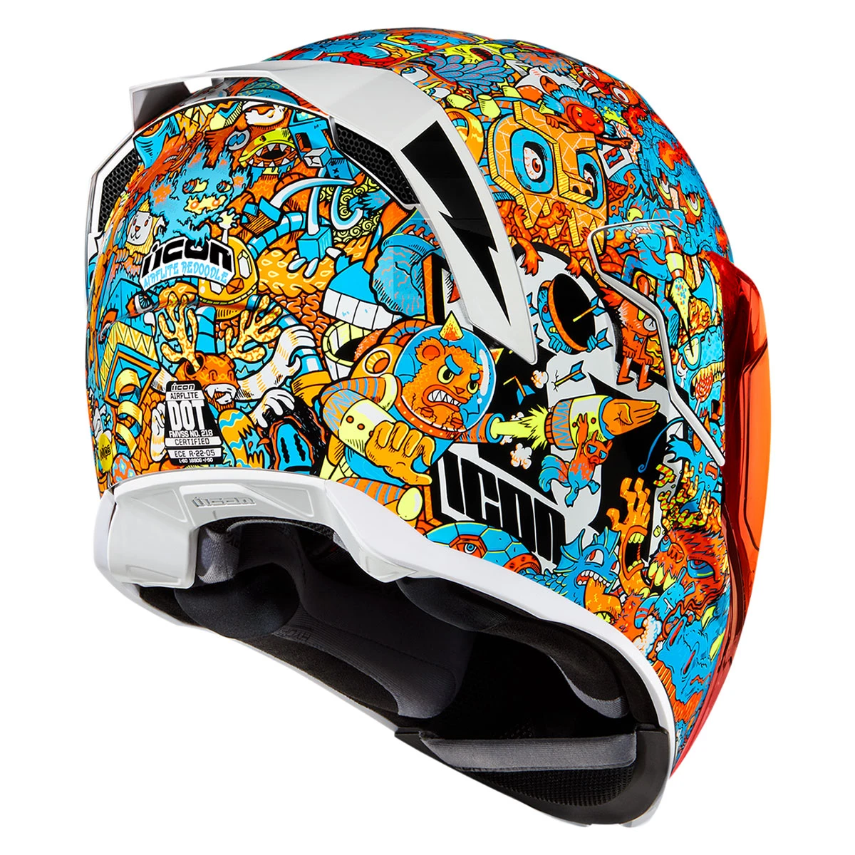 ICON Airflite MIPS Redoodle Full Face Helmet 2 ICON Airflite MIPS Redoodle Full Face Helmet - Image 2