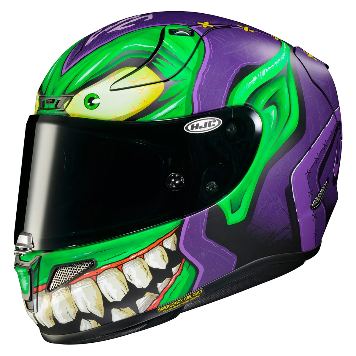 HJC RPHA 11 Pro Green Goblin Full Face Helmet 1 HJC RPHA 11 Pro Green Goblin Full Face Helmet