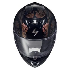 Scorpion EXO-T520 Black/Chameleon Nama-Sushi Full Face Helmet -Arai shop 10173196 C V6
