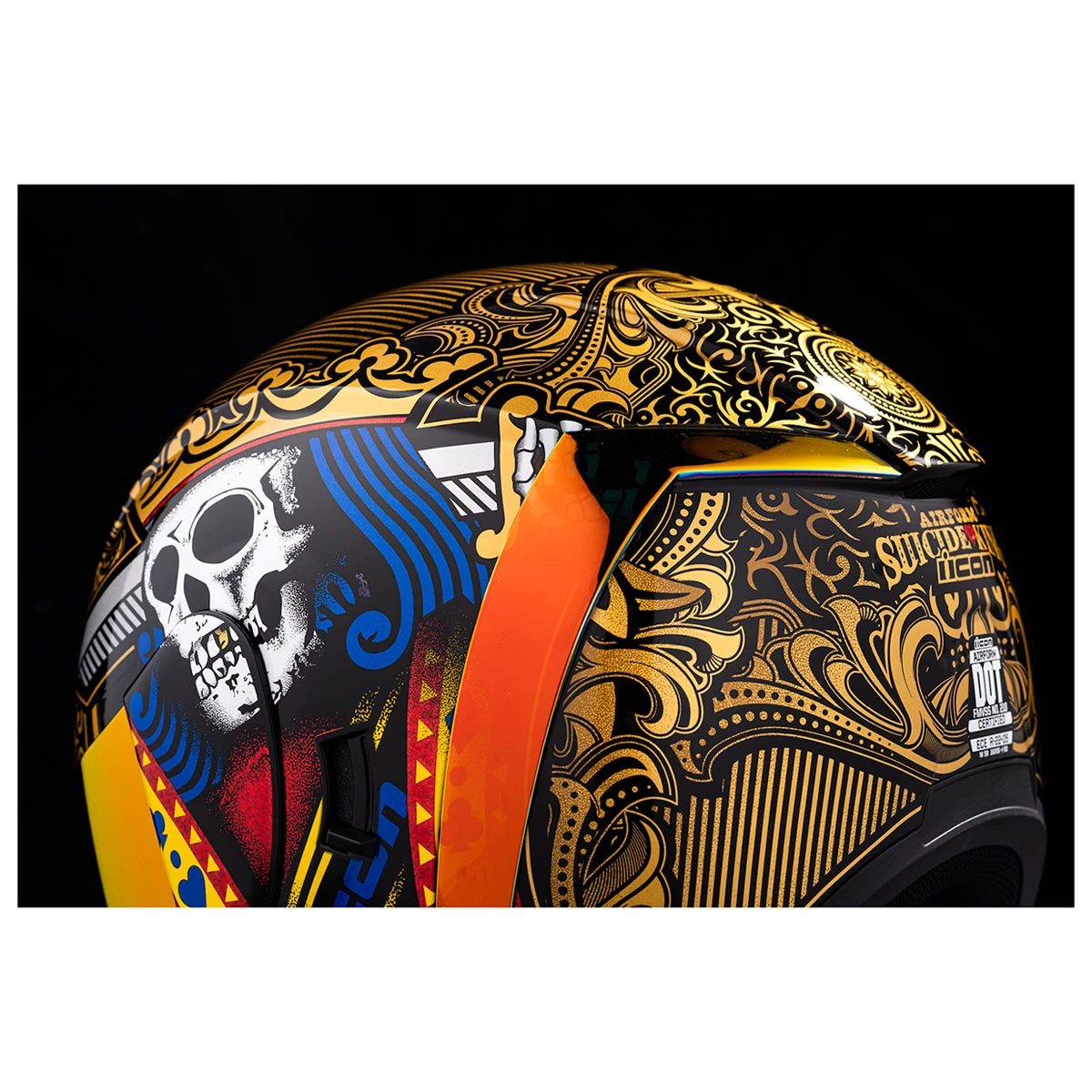 ICON Airform Suicide King Full Face Helmet 7 ICON Airform Suicide King Full Face Helmet - Image 7