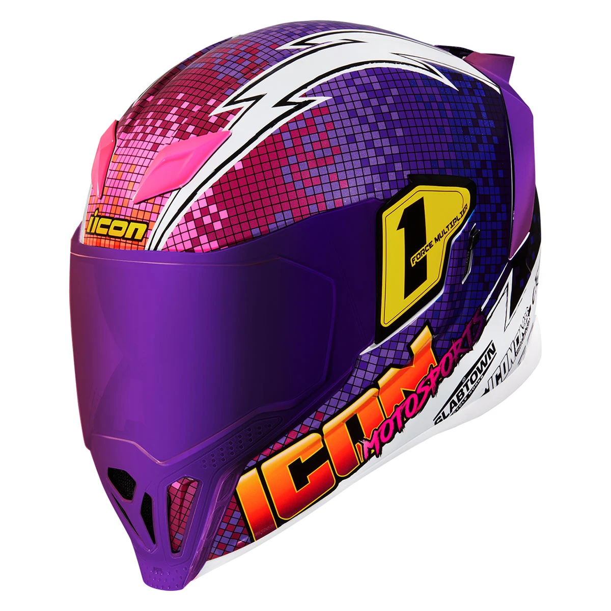 ICON Airflite Quarterflash Helmet Full Face Helmet 1 ICON Airflite Quarterflash Helmet Full Face Helmet