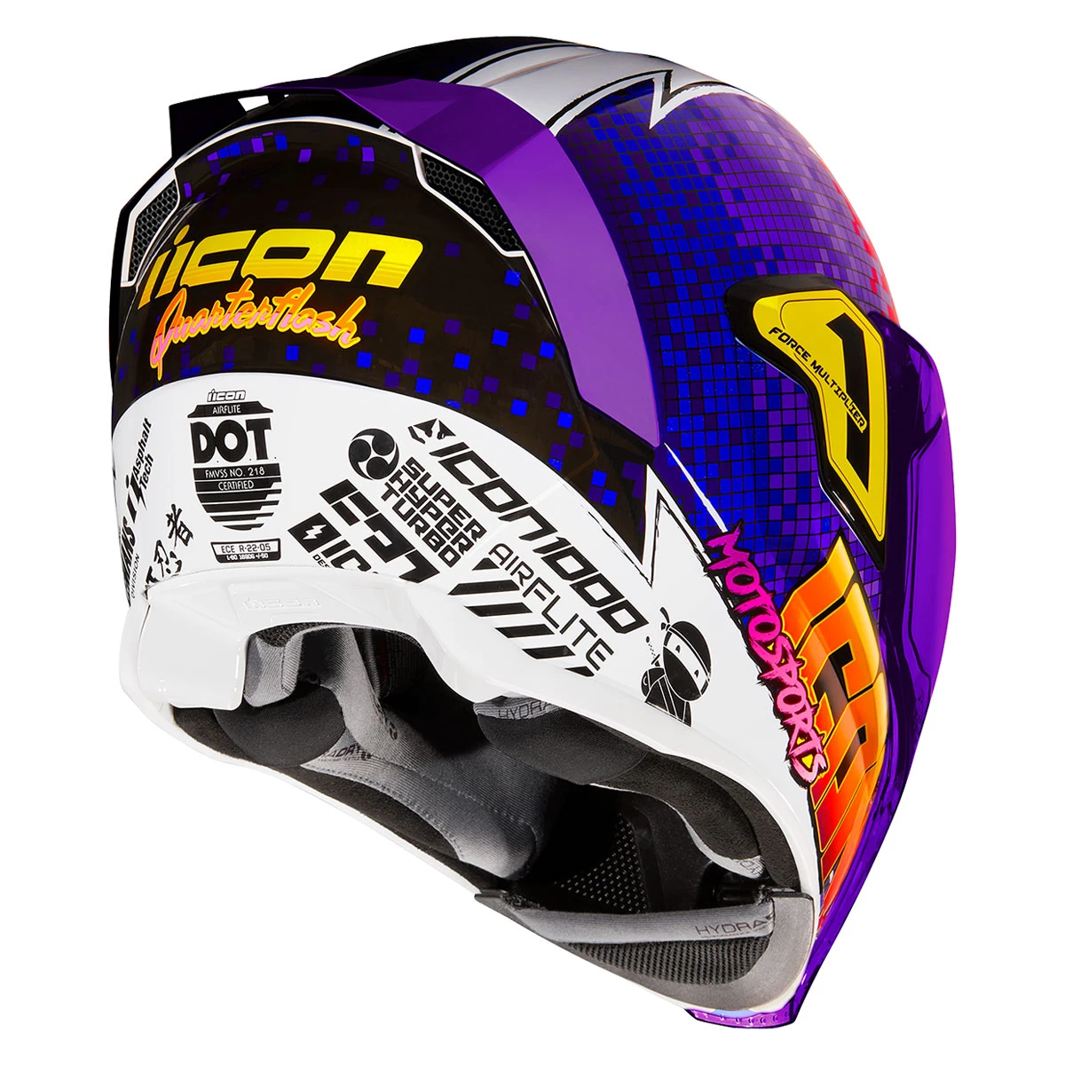 ICON Airflite Quarterflash Helmet Full Face Helmet 2 ICON Airflite Quarterflash Helmet Full Face Helmet - Image 2