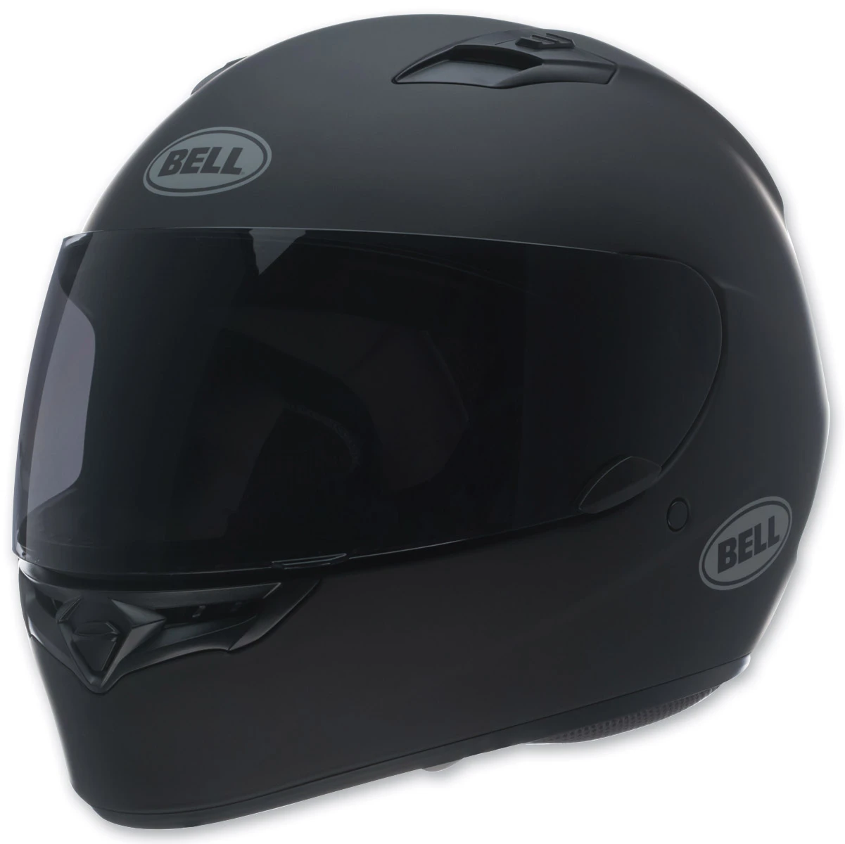 Bell Solid Matte Black Qualifier Full Face Helmet 1 Bell Solid Matte Black Qualifier Full Face Helmet