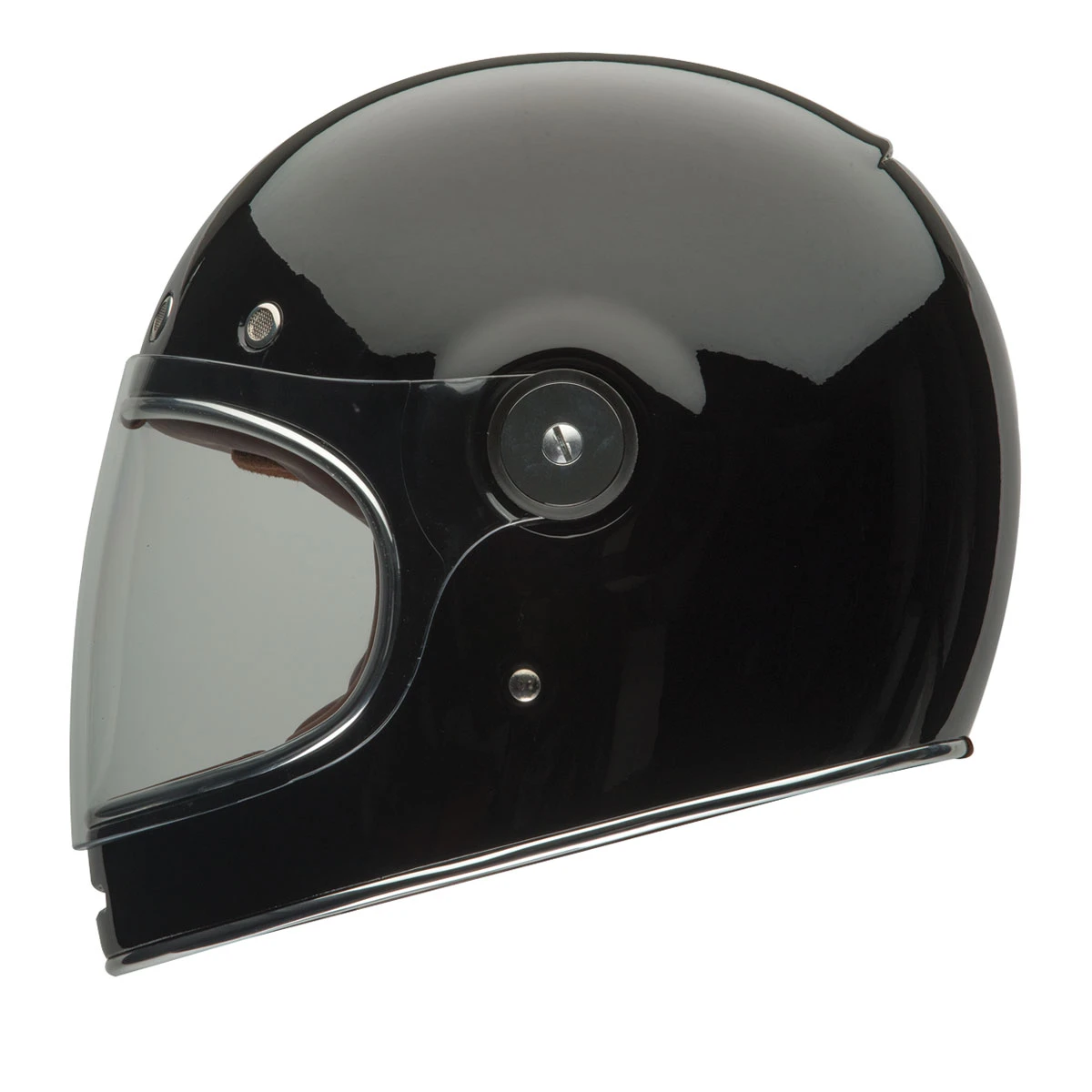 Bell Solid Black Bullitt Full Face Helmet 1 Bell Solid Black Bullitt Full Face Helmet
