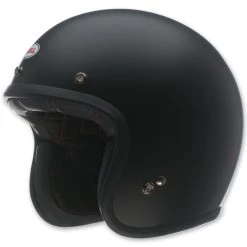 Bell Custom 500 Matte Black Open Face Helmet