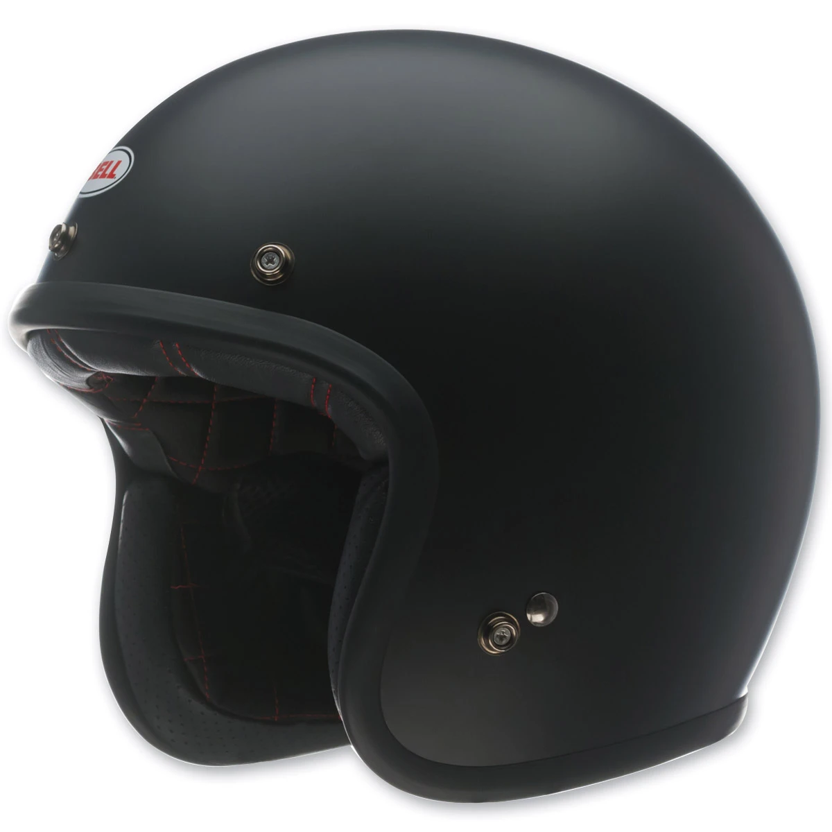 Bell Custom 500 Matte Black Open Face Helmet 1 Bell Custom 500 Matte Black Open Face Helmet